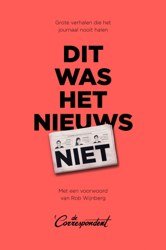 Cover van Dit was het nieuws niet